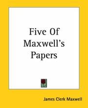 Tapa de Five Of Maxwell's Papers