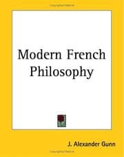 Tapa de Modern French Philosophy