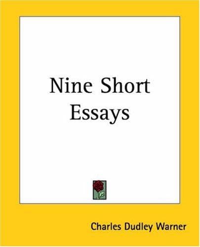 Tapa de Nine Short Essays