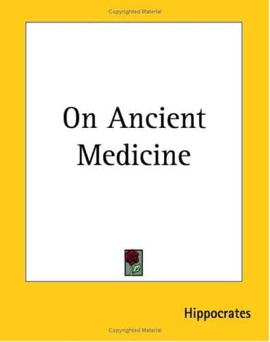 Tapa de On ancient medicine