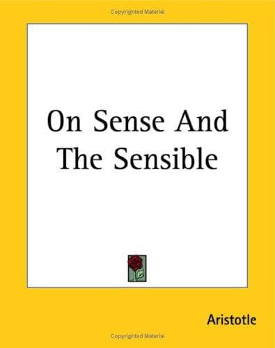 Tapa de On Sense And The Sensible