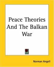 Tapa de Peace Theories And The Balkan War