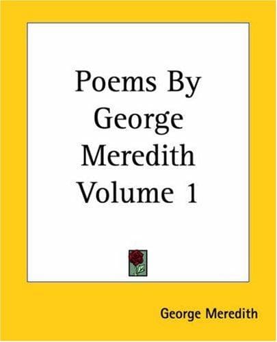 Tapa de Poems By George Meredith
