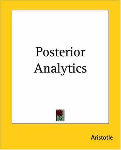 Tapa de Posterior Analytics