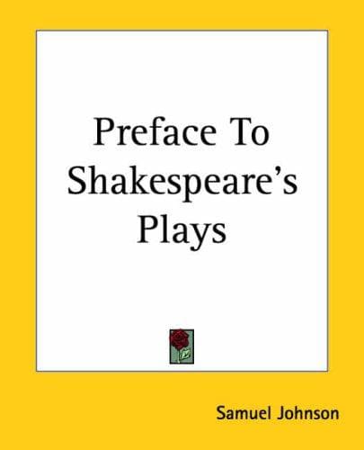 Tapa de Preface To Shakespeare's Plays