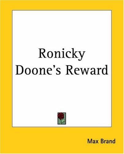 Tapa de Ronicky Doone's Reward