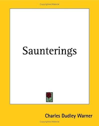 Tapa de Saunterings