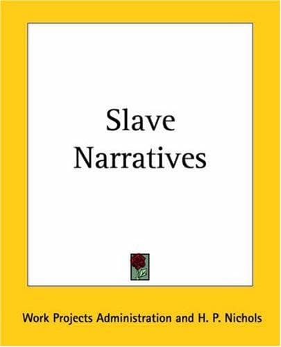 Tapa de Slave Narratives