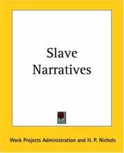 Tapa de Slave Narratives