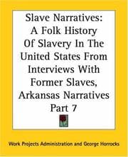 Tapa de Slave Narratives Vol. 7