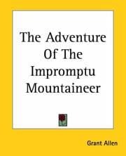 Tapa de The Adventure Of The Impromptu Mountaineer