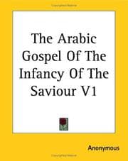 Tapa de The Arabic Gospel Of The Infancy Of The Saviour