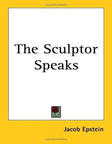 Tapa de The sculptor speaks