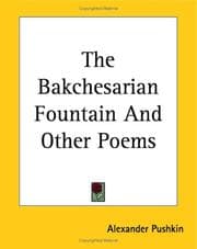 Tapa de The Bakchesarian Fountain and Other Poems