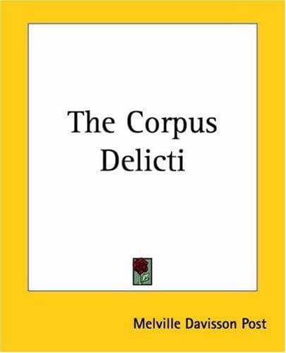 Tapa de The Corpus Delicti