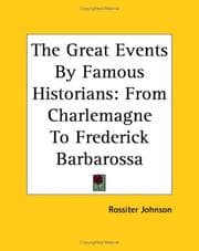 Tapa de The Great Events by Famous Historians