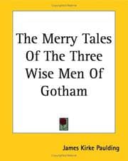 Tapa de The Merry Tales of the Three Wise Men of Gotham
