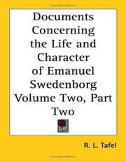 Tapa de Documents Concerning the Life and Character of Emanuel Swedenborg Volume Two, Part Two