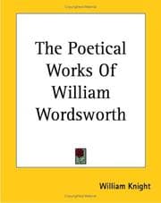 Tapa de The Poetical Works of William Wordsworth