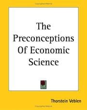 Tapa de The Preconceptions Of Economic Science