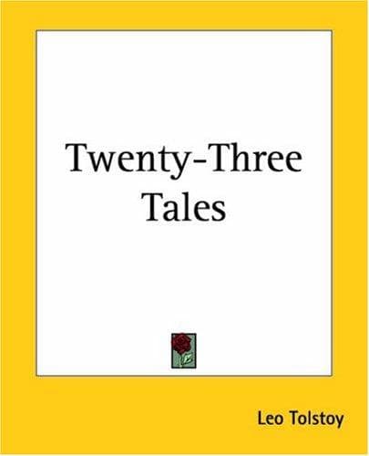 Tapa de Twenty-three tales