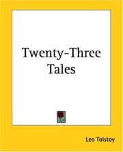 Tapa de Twenty-three tales