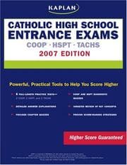 Tapa de Kaplan Catholic High School Entrance Exams, 2007 Edition