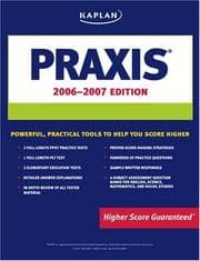 Tapa de Kaplan PRAXIS, 2006-2007 Edition