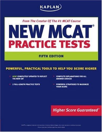 Tapa de Kaplan New MCAT Practice Tests