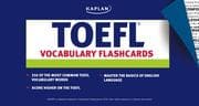 Tapa de Kaplan TOEFL Vocabulary Flashcards
