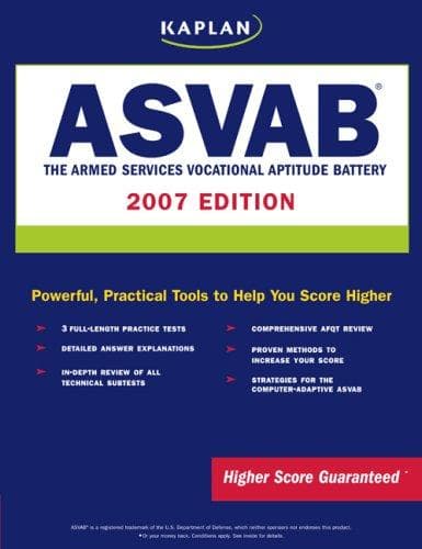 Tapa de Kaplan ASVAB, 2007 Edition