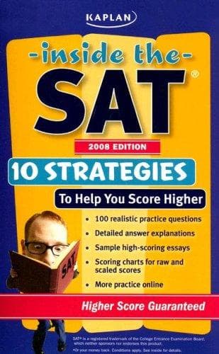 Tapa de Inside the SAT 2008