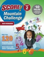 Tapa de SCORE! Mountain Challenge Math Workbook, Grade 2 (Ages 7-8) (Score! Mountain Challenge)