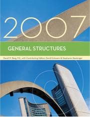 Tapa de General Structures, 2007 Edition