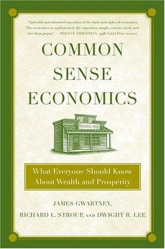 Tapa de Common sense economics