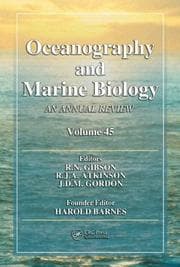 Tapa de Oceanography and Marine Biology Annual Review Volume 45