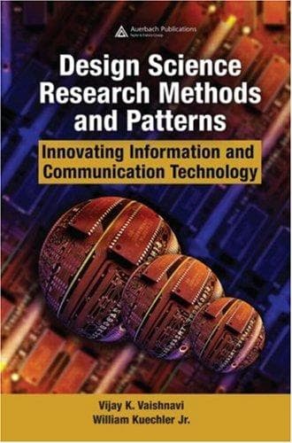 Tapa de Design science research methods and patterns