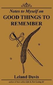 Tapa de Notes to Myself on Good Things To Remember