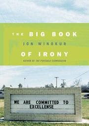 Tapa de The Big Book of Irony