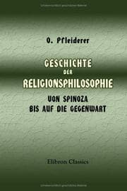 Tapa de Geschichte der Religionsphilosophie von Spinoza bis auf die Gegenwart