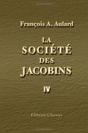 Tapa de La Société des Jacobins