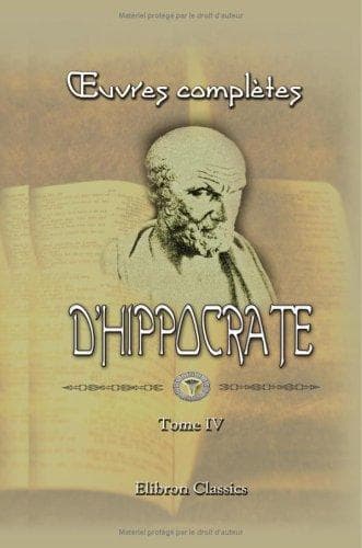 Tapa de oeuvres complètes d'Hippocrate