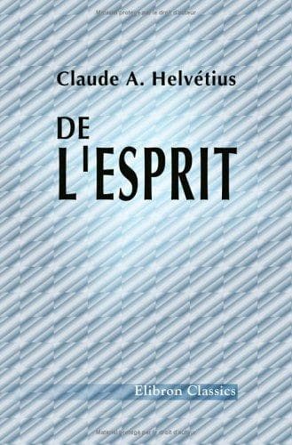 Tapa de De l'esprit