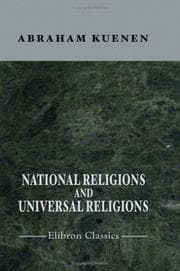 Tapa de National religions and universal religions