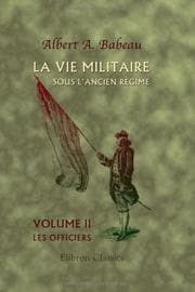 Tapa de La vie militaire sous l'ancien régime