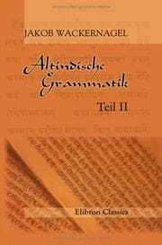 Tapa de Altindische Grammatik: Teil 2