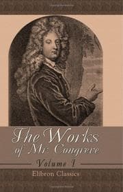 Tapa de The Works of Mr. Congreve: Volume 1. Containing