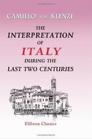 Tapa de The interpretation of Italy during the last two centuries