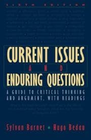 Tapa de Current issues and enduring questions -- sixth edition