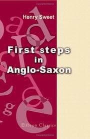 Tapa de First steps in Anglo-Saxon